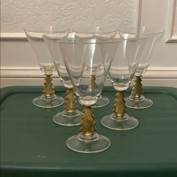 daytons Other - Six acrylic festive holiday glasses
